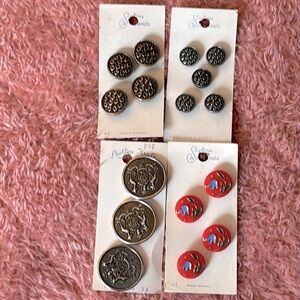 Four sets vintage buttons made in Germany!!